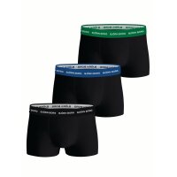 BJÖRN BORG Herren Trunks, 3er Pack - Unterhose, Shorts, Baumwolle, Logobund, einfarbig