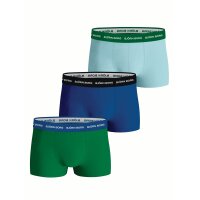 BJÖRN BORG Mens Trunks, 3-Pack - Underpants, Shorts, Cotton, Logo Waistband, solid color
