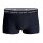 BJÖRN BORG Mens Trunks, 3-Pack - Underpants, Shorts, Cotton, Logo Waistband, solid color Black/dark blue/white L (Large)
