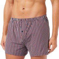 YOURBASICS Herren Jersey-Boxershorts, 3er Pack - Cotton, Eingriff mit Knopf, Muster, Multipack BlauMix L