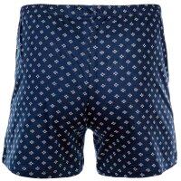 YOURBASICS Mens Jersey Boxer Shorts, 3-pack - Cotton, buttoned opening, pattern, multi-pack BlueMix L (Large)