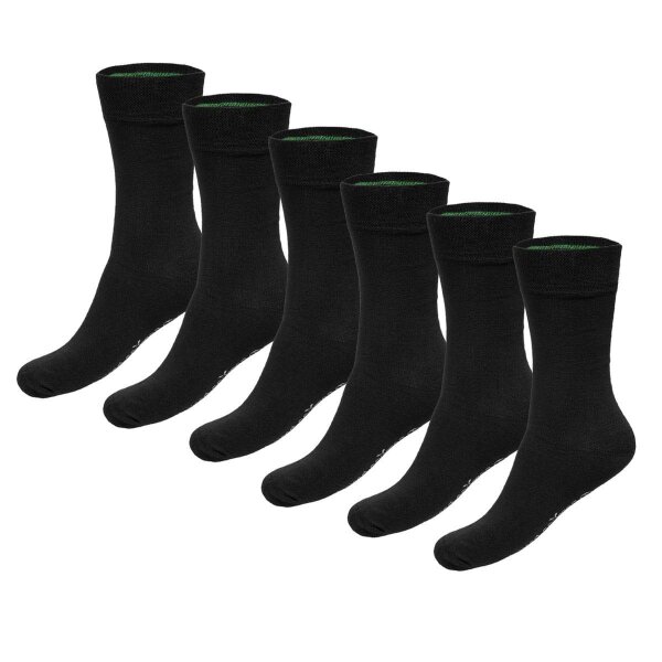 Bamboo basics unisex socks, pack of 6 - BEAU Anklet Socks, short socks, plain