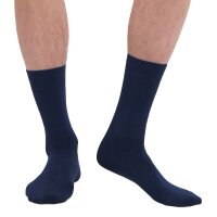 Bamboo basics Unisex Socken, 6er Pack - BEAU Anklet Socks, Kurzsocken, einfarbig Blau 35-40