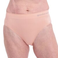 Bamboo basics ladies briefs, 3-pack - BELLE seamless full briefs, jersey, logo Nude XL (X-Large)