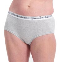 Bamboo basics Ladies Hipster IRIS, 2-pack - Panty, breathable, Single Jersey Grey L (Large)