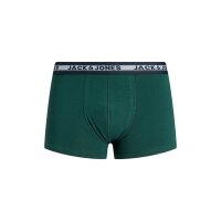 Jack & Jones Mens Boxer Shorts, 10 Pack - JACSOLID, Trunks, Cotton Stretch, Logo Unicolored Green/Red/Beige/Grey/Dark blue XL (X-Large)