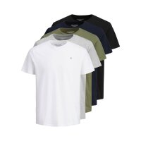 JACK&JONES Herren T-Shirt, 5er Pack - JORJXJ,...