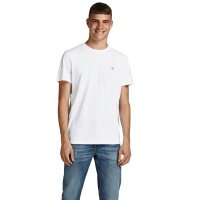 Jack & Jones Mens T-Shirt, 5-Pack - JORJXJ, T-Shirt, Short Sleeve, Round Neck, Cotton, Logo, solid color
