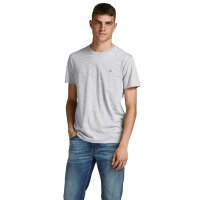 JACK&JONES Herren T-Shirt, 5er Pack - JORJXJ, T-Shirt, kurzarm, Rundhals, Baumwolle, Logo, einfarbig