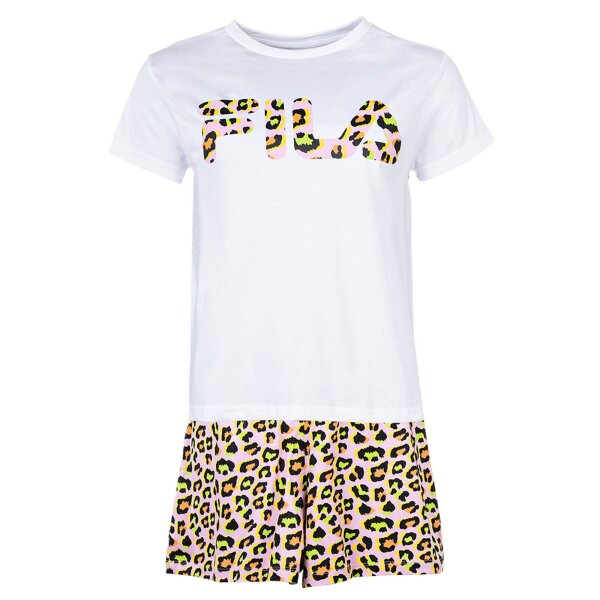 Fila Ladies Pyjama Set short - pyjamas, shorty, round neck, cotton, logo, print