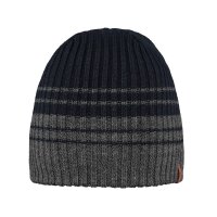 Barts Mens Beanie - Telbirs Beanie, One Size, Logo, Striped