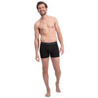 Bamboo basics Mens Boxer Shorts, 7-pack - RICO7P, breathable, single jersey Black/Green/Blue M (Medium)