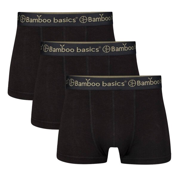 Bamboo basics Herren Boxer Shorts, 3er Pack - LIAM Trunks, atmungsaktiv, Jersey
