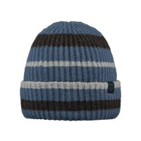 BARTS Jungen Mütze - Larrey Beanie, Strickmütze, Streifen, Logo