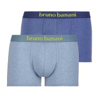 Bruno Banani Mens Boxer Shorts, 2-Pack - Denim Fun, Underwear, Underpants, Cotton, Logo, solid color