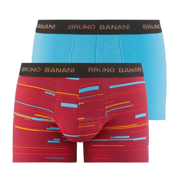 Bruno Banani Herren Boxershorts, 2er Pack - Connect, Unterwäsche, Unterhose, Geschenkbox, Baumwolle, Logo