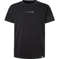 Pepe Jeans Herren T-Shirt - ANDREAS, Rundhals, Kurzarm, Baumwolle, Logo, einfarbig