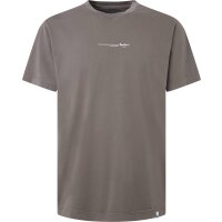 Pepe Jeans Mens T-shirt - ANDREAS, Round neck, Short sleeve, Cotton, Logo, solid color