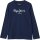 Pepe Jeans Boys Longsleeve - NEW HERMAN, Sweater, Cotton, Round neck, Long sleeve, Logo, unicolor