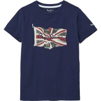 Pepe Jeans Boys T-shirt - FLAG LOGO JR, Cotton, Round...