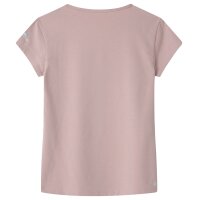 Pepe Jeans Mädchen T-Shirt - HANA GLITTER, Baumwolle, Rundhals, Kurzarm, Glitzer, Logo, einfarbig Rosa 188
