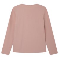 Pepe Jeans Mädchen Langarmshirt - HANA GLITTER LS, Baumwolle, Rundhals, Glitzer, Logo, einfarbig