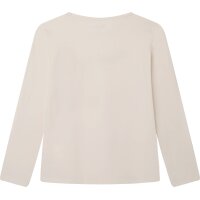 Pepe Jeans Mädchen Langarmshirt - HANA GLITTER LS, Baumwolle, Rundhals, Glitzer, Logo, einfarbig