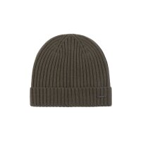 JOOP! mens cap - FRANCIS, beanie, knitted cap, brim, ribbed structure, one size