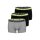 TOM TAILOR Herren Trunks, 3er Pack - Hip Pants, Unterwäsche, Unterhose, Baumwolle, Logo, einfarbig