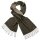 JOOP! mens scarf - Larsen, fringes, wool-cotton mix, approx. 180 x 30 cm