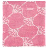 JOOP! Damen Schal - Webschal, Cornflower, Logo, Jacquard, Bicolor