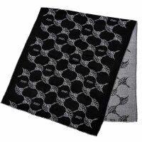 JOOP! Ladies Scarf - Woven Scarf, Cornflower, Logo, Jacquard, Bicolour