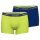 CECEBA Herren Trunks, 2er Pack - Monza, Unterwäsche, Pants, Baumwolle, Logo, einfarbig