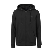 JOOP! JEANS Mens sweat jacket - JJJ-Salvatore, hood, zip, cotton Black M (Medium)