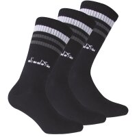 Diadora Unisex Tennissocken - 3er Pack, Logo, Streifen...