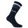 Diadora Unisex Tennis Socks - 3 Pack, Logo, Stripes Dark blue 39-42
