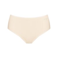 Sloggi Womens Briefs High Waist, 2-Pack - Go High Waist C2P, Underwear, Panties, Lace, Cotton, logo, solid color Beige XS (X-Small)