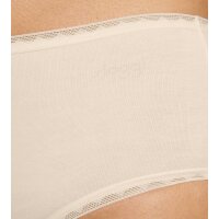Sloggi Womens Briefs High Waist, 2-Pack - Go High Waist C2P, Underwear, Panties, Lace, Cotton, logo, solid color Beige XS (X-Small)