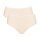 Sloggi Damen Slips High Waist, 2er Pack - GO High Waist C2P, Unterwäsche, Unterhose, Spitze, Baumwolle, Logo, einfarbig Beige XS