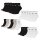 NIKE Unisex 6-Pack Sports Socks - Everyday, Cotton Cushioned Ankle, unicoloured