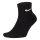 NIKE Unisex 6-Pack Sports Socks - Everyday, Cotton Cushioned Ankle, unicoloured Black 34-38