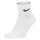 NIKE Unisex 6-Pack Sports Socks - Everyday, Cotton Cushioned Ankle, unicoloured White 38-42 (UK 5-8)