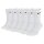 NIKE Unisex 6-Pack Sports Socks - Everyday, Cotton Cushioned Crew, unicoloured White 38-42 (UK 5-8)