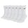 NIKE Unisex 6er Pack Sportsocken - Everyday, Cotton Cushioned Crew, einfarbig Weiß 42-46