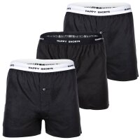 Happy Shorts Herren Webboxershorts, 3er Pack - American...