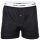 Happy Shorts Herren Web-Boxershorts, 3er Pack -  American Boxershorts, Baumwolle Schwarz XL