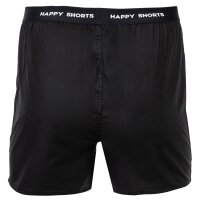 Happy Shorts Herren Web-Boxershorts, 3er Pack -  American Boxershorts, Baumwolle Pelican XL