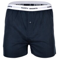 Happy Shorts Mens woven boxer shorts, pack of 3 – American style, cotton, patterned Bird XL (X-Large)
