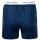 Happy Shorts Mens woven boxer shorts, pack of 3 – American style, cotton, patterned Blue Pattern XL (X-Large)