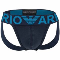 EMPORIO ARMANI Mens Jockstrap - Jock, Tanga Brief, Stretch Cotton, Megalogo